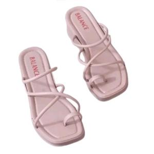 Sandal Jepit Wedges Wanita Sandal Platform Karet Jelly Import Jurika - GSI2230