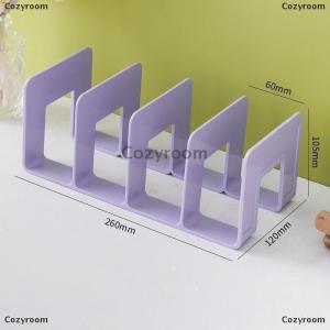 [COD] Cozyroom ที่ตั้งหนังสือ4ตารางชั้นหนังสือตั้งโต๊ะสำหรับตกแต่งชั้นหนังสือที่เก็บหนังสือที่วางหนังสือเครื่องเขียนในโรงเรียนสำนักงานอุปกรณ์จัดเก็บไฟล์