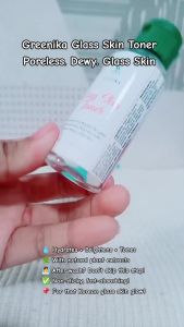 Greenika Glass Skin Toner Moisturizing Facial Toner for Clear Poreless Brighter Skin