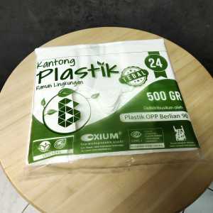 Kantong Kresek Putih HD Tebal 24 / Kantong Plastik Tebal 500 gr