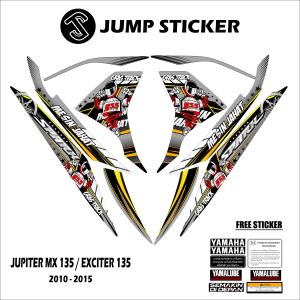 Stiker striping jupiter mx new 135 grafis variasi 043