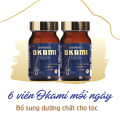 OKAMI - Viên uống chống rụng tóc và hỗ trợ mọc tóc - Hộp 180 viên. 