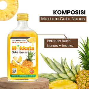 Makkata Cuka Nanas Original 250ML Atasi Diabetes Dan Kolesterol