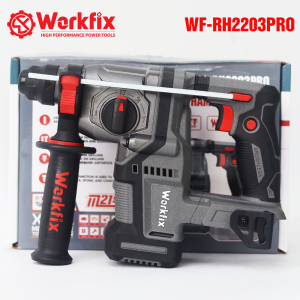 Máy Khoan Đục Bê Tông Pin Workfix WF-RH2203PRO Lực Đập 28J Có ANTI-KICKBACK Động Cơ Lõi Đồng