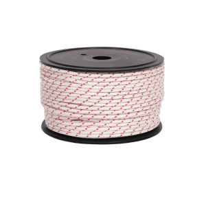 เชือกดึงสตาร์ทเครื่องตัดหญ้า เชือกดึงสตาร์ท 3/4 มิล ยาว100เมตร ใช้กับลานสตาร์ทเครื่องตัดหญ้าเครื่องพ่นยาเลื่อยยนต์ ได้หลายรุ่น ขายยกม้วน