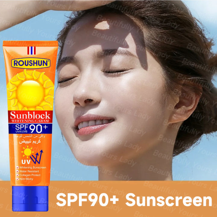 Whitening Sun Cream SPF 90 sunblock sun screen sunscreen and