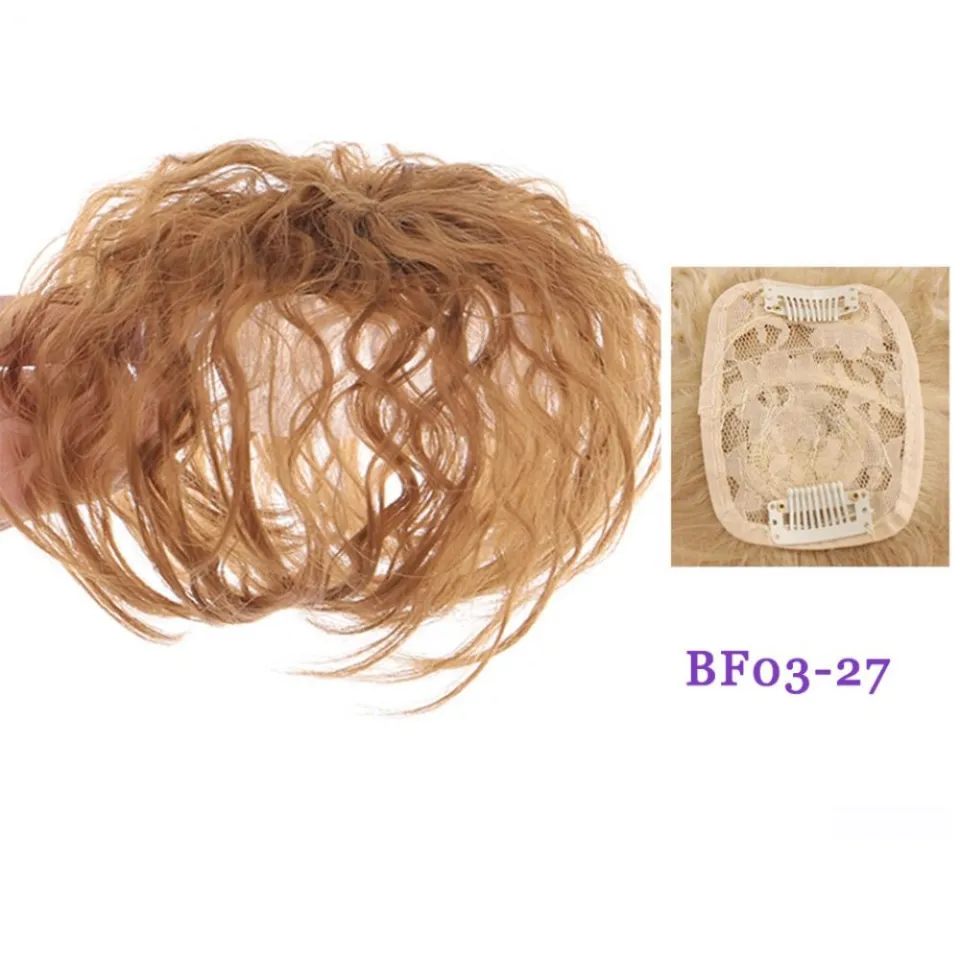 CX1TE8 Natual Blonde Fluffy Hair Extensions Clip In Cover White