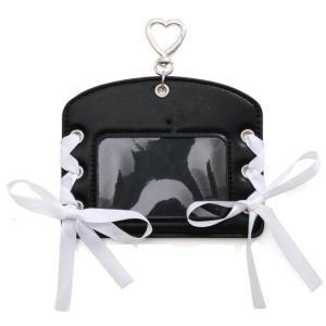 Trendy Bows Accent PU Wallet Compact Size Lightweight Design Holds Cards Fashion Accessories for Commuters