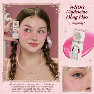 Flower Knows Phấn nước má hồng dòng thần tình yêu dâu  7g Màu sắc giữ lâu dài Strawberry Cupid Collection Pink