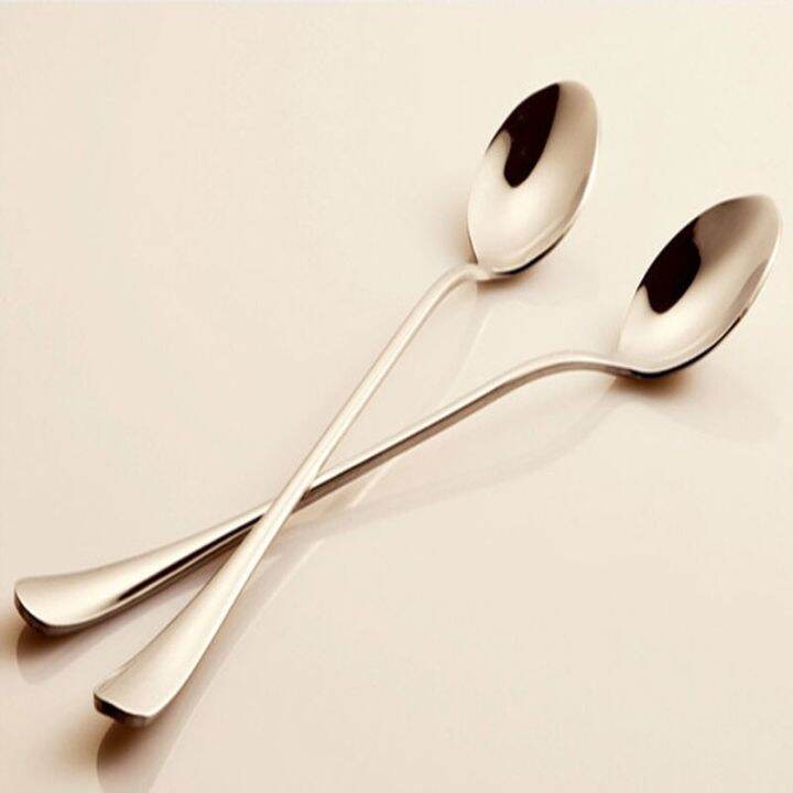 Sendok Teh Gagang Panjang Long Handled Tea Spoon material Stainless  Steel Silver WND Lazada Indonesia