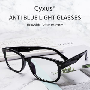 [Clearance Sale]Cyxus Anti Blue Light Glasses For Women Computer Eyeglasses For Women Men BLocking Blue Ray UV400 Protection Spectacles Clear Lens Reduce Eye Strain Eyewear Lightweight For Men Women 8501/8551