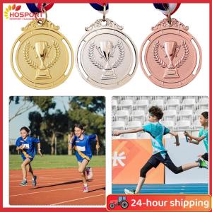 【HOSPORT】3PCS เหรียญทองเหรียญทองเหรียญเหรียญผู้ชนะรางวัล 2 นิ้วกีฬารางวัลสังกะสีอัลลอยด์คลาสรางวัลสำหรับการแข่งขันปาร์ตี้