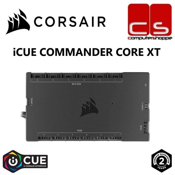 Corsair iCUE COMMANDER CORE XT Smart RGB Lighting and Fan Speed ...