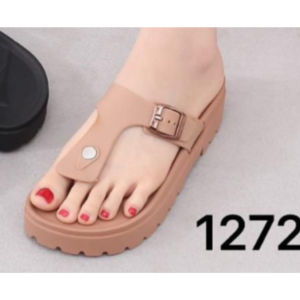 Sandal Selop Jepit Wanita Karet Youth Balance Motif Gesper Karet 1272-1