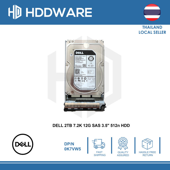 Dell 1 TB 2.5 7.2 k 12G SAS HDD disco rigido 056M6W senza telaio