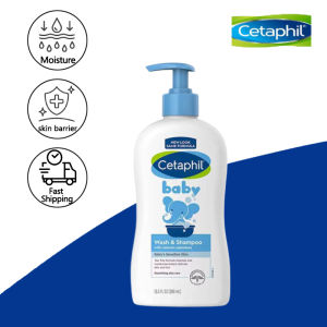 Cetaphil Baby Gentle Wash & Shampoo 400ml Daily Baby Use On Delicate Skin Hair And Scalp Care