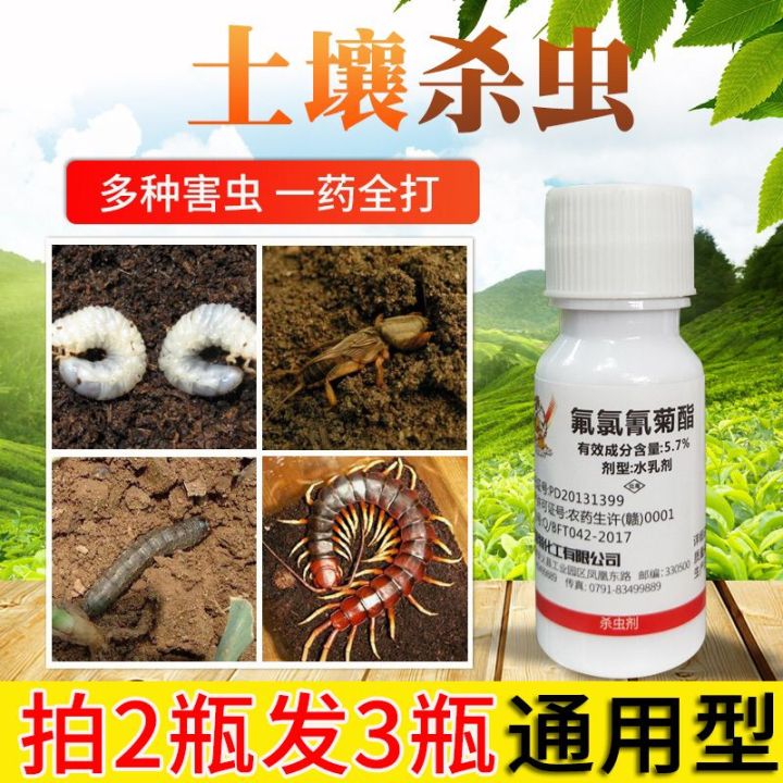 Soil insecticide underground pests household flower pots flowers green ...