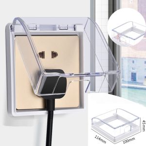 Hộp Đựng Chụp Ổ Điện Chống Nước Dán Tường An Toàn Cho Gia Đình