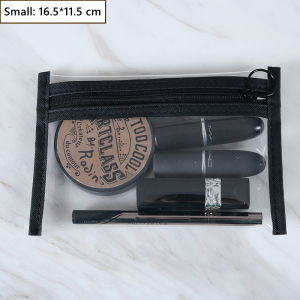 Waterproof Clear Pouch Organizer Portable Jelly Hygiene kit Pouches Transparent Travel Toiletry Bag with Zipper