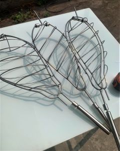 Vỉ nướng cá inox chống gỉ kẹp nướng cá chép. cá chuối dụng cụ đồ nướng tiện dụng