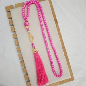 Muslim Beads 99 Piece 6 Lining Artificial Glass Pearl Thread Ears TASBIH A Large Number of Original Players in the Middle East