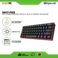 EasyPC | Redragon K617 FIZZ 60% Red Switch Black/ Grey & White Case Wired RGB Mechanical Gaming Keyboard For Better Gaming Experience. 