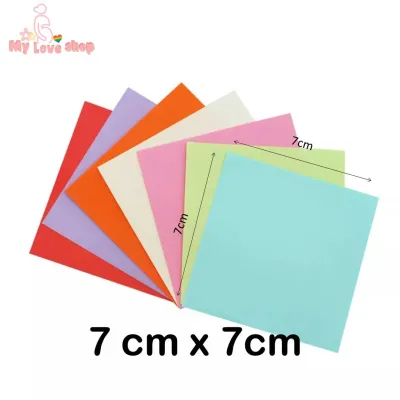 100Pcs Folding Double Colour Paper-cut Material Origami Paper Square Kids DIY Scrapbooking Art Craft