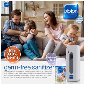 【WM Only】Sakura - Bioion Air Purifier Germ-Free Aerosol Based for AMBIENCE - 250ml/can REFILL ONLY Penyegar Udara Aerosol/Pembasmi Kuman/Pewangi Udara