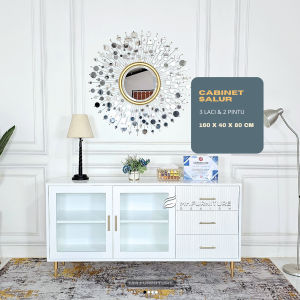 cabinet salur 3 laci 2 pintu 160cm