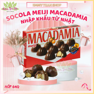 Socola Hạt Maca MEIJI Macadamia Chocolate Hộp 64gr Nhập Khẩu Từ Nhật - Emmytran Shop