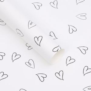 20 LEMBAR Flower Wrapping Love Korean Cellophane Waterproof Kertas Buket Bunga Florsit Wrap KB6130