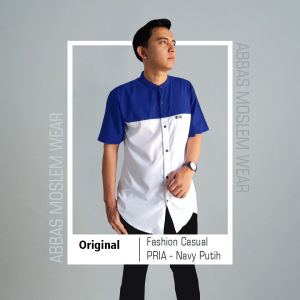 Kemeja pria terlaris 2 Warna bahan katun tebal gramasi 100 terlaris