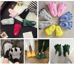 IH รองเท้าแฟนซี รองเท้า รองเท้ามาสคอต ถุงเท้าชุดเเฟนซี อุ้งเท้าสัตว์ รองเท้าในในบ้าน