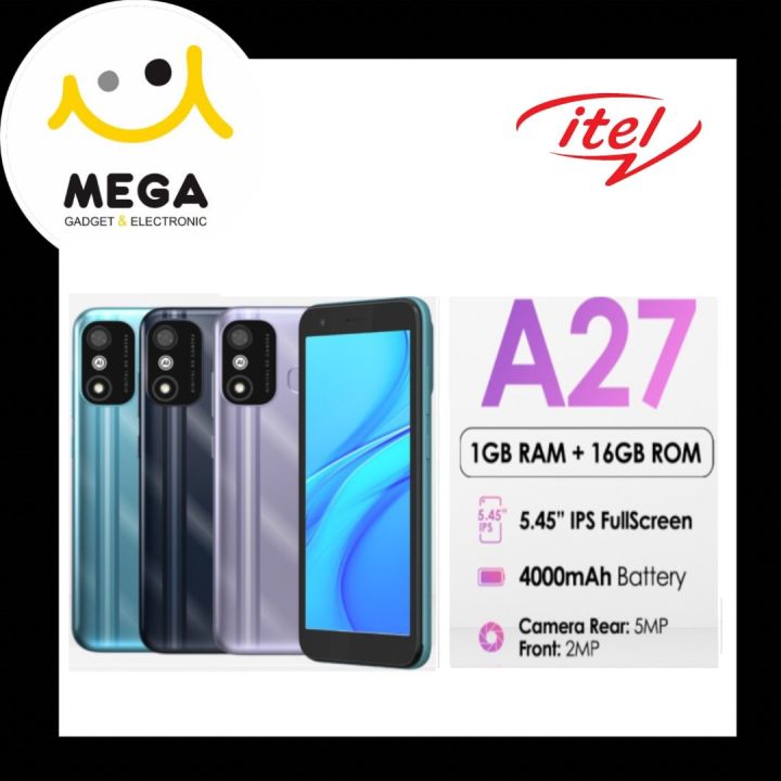 Itel A27 1GB + 16GB Garansi Resmi Itel Indonesia | Lazada Indonesia
