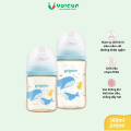 Bình Sữa Pigeon PPSU Thế Hệ III Softouch Baby-Friendly World 160ml/240ml - Nhiều Hoạ Tiết. 