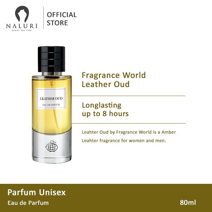 Parfum Fragrance World Leather Oud EDP for Man 80ml
