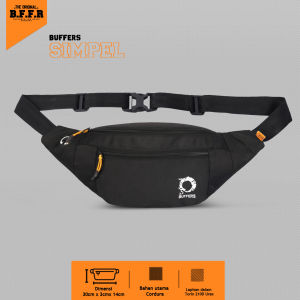 Tas WAISTBAG BUFFERS Simpel / Tas Selempang Pria / Tas WaistBag Pria / Tas Pinggang / Tas Pria / Original Premium BUFFERS