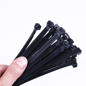 250pcs/500Pcs/bag 150200250300350400450500 mm Length 3.6mm Width Self-Locking BlACK Nylon Wire Cable Zip Ties Cable Ties2026