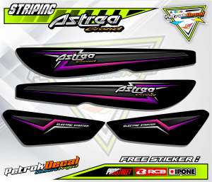 STRIPING VARIASI HONDA ASTREA GRAND / STICKER LIST MOTOR HONDA ASTREA GRAND
