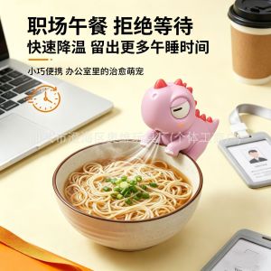 DogFan Multi Function Hanging Cup Mini Fan/Portable Neck Fan For Office Cooling/Baby Food Cooling Gadget/Desk Personal Fan/Lightweight Travel Use