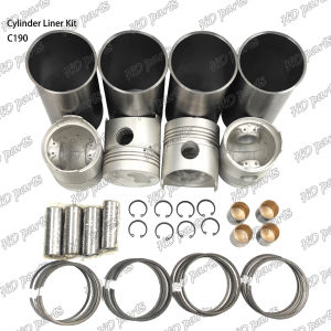1 SET C190 Cylinder Liner Kit Suitable For Isuzu Engine Parts