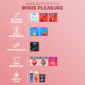 Durex Sensual Strawberry Lubricated Condoms 3s (Set of 8 - 24 Condoms). 