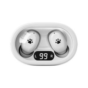 E8S Transparent Case For Bluetooth 5.4 Earphones TWS Wireless Earphones Waterproof CuteNoise Cancelling