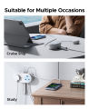ORICO Portable Travel Power Strip Mini Socket with 2 USB Ports with 122cm Small Extension Cord【UK Plug】（AP3-2A2U1C-UK）. 