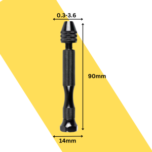 Bor Tangan Manual Hss Twist Drills Hitam dengan 10pc - 25pc Mata Bor ukuran Mata Bor mulai dari 0.8 - 3.0mm