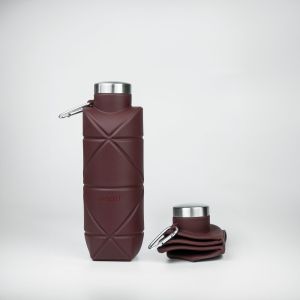 Smatt Origami Bottle / Foldable Botol Minum Lipat - Burgundy