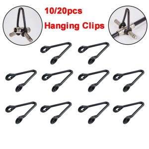 FLYING 10/20pcs Plastic Misting System Connector V Shaped Flexible Loop Hanging Clip Holder Adjustable Two Holes Design Spray Seat Clamp For Misting System
