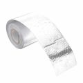 Exhaust Manifolds Titanium Heat Wrap Tape Thermal Wrap Silver 5Mx5cm W/ 6 Ties Pipe Insulation Tape. 