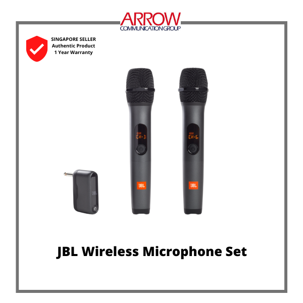 JBL Wireless Microphone System – Dual-Channel Receiver With 2 Dynamic Mics, Cardioid