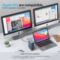 USB C Docking Station ORICO Type-C USB Trung Tâm 15-In-1 Đa Chức Năng Docking Station Hỗ Trợ M1 Macbook 5Gbps Truyền Dữ Liệu HDMI 4K 60Hz Truyền Tải Âm Thanh Rj45 PD3.0 100W Cung Cấp Điện dành Cho Máy Tính Xách Tay Type-C Máy Tính Xách Tay Windows 8/10, đ. 